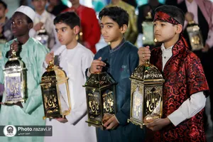 آیین سنتی &laquo;هل هلالک یا رمضان&raquo; در حرم مطهر رضوی
