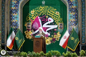 جشن ویژه زائران عرب&zwnj;زبان در حرم مطهر رضوی