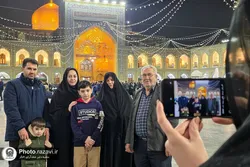 وقتی حرم مطهر رضوی خانواده را در آغوش می‌کشد