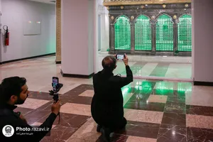 بازدید هنرمندان پیشکسوت از موزه آستان قدس رضوی
