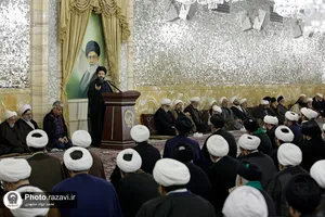 دیدار اعضاء مجمع خطبای حوزه علمیه خراسان با تولیت آستان قدس رضوی