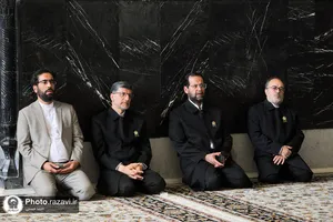 آیین اذن اعزام کاروان زیر سایه خورشید در حرم مطهر رضوی