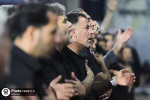 عزاداری هیئت&zwnj; رزمندگان ثارالله همدان در حسینیه حرم