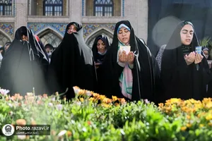 اقامه نماز عید سعید فطر در حرم مطهر رضوی - 2