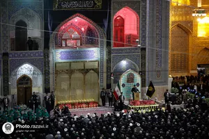 مراسم شام غریبان حضرت رضا(علیه&zwnj;السلام) در حرم مطهر رضوی