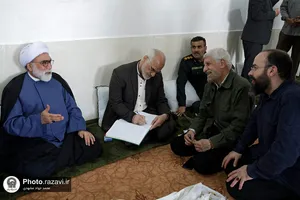 حضور تولیت آستان قدس رضوی در مزار شهدای هویزه