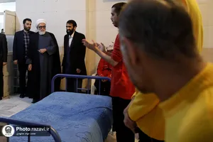 حضور تولیت آستان قدس رضوی در آسایشگاه شهید بهشتی مشهد