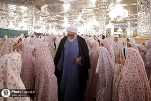 جشن تکلیف دوهزار نفری دختران مشهدی-1