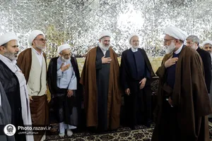 نشست ائمه جماعات حرم مطهر و مساجد منتخب مشهد با تولیت آستان قدس رضوی