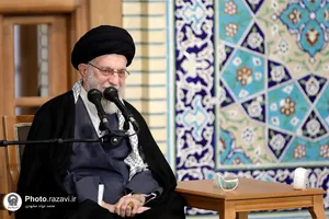 سخنرانی نوروزی رهبر معظم انقلاب در حرم مطهر رضوی