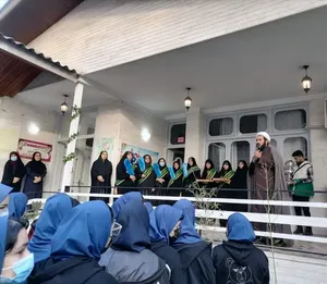 شمیم رضوی در دبیرستان بشارت بابل پیچید