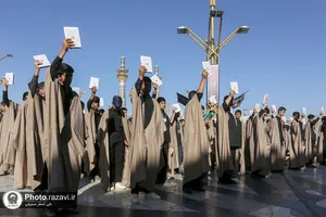 تجمع حافظان قرآن در حمایت از قرآن کریم