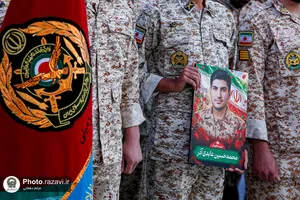 بزرگداشت مقام سرباز در حرم مطهر رضوی 