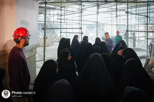 بازدید خواهران خدمه حرم مطهر رضوی از بخش&zwnj;های مختلف حرم امام رضا علیه&zwnj;السلام
