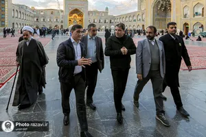 تشرف وزیر فرهنگ ترکمنستان به حرم مطهر رضوی