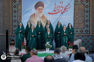 غبارروبی مزار شهدای مدفون در آرامگاه خواجه ربیع مشهد