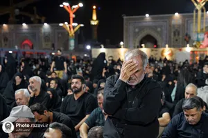 آئین خطبه&zwnj;خوانی شب عاشورا در حرم مطهر رضوی-2