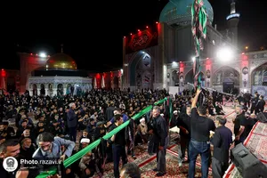 عزاداری هیئات مذهبی خراسان جنوبی در حسینیه حرم