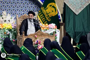 گردهمایی دختران قرآنی در حرم مطهر رضوی