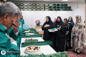 بازدید خانواده شهدا از نسیم رضوان