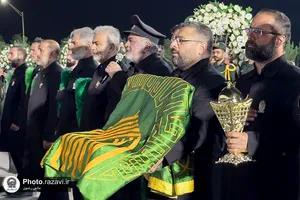 مراسم استقبال از پیکر مرحوم فرشچیان