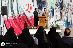 رونمایی از دیوارنگاره بست شیخ بهایی با موضوع هویت زن مسلمان