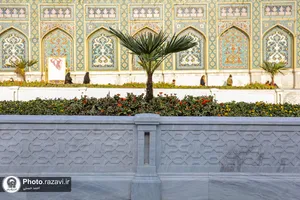 بهسازی مسیر ورودی رواق دارالحجه حرم مطهر رضوی