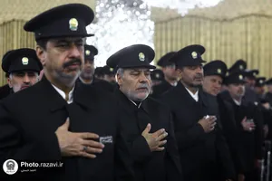 مراسم اعطای احکام خدام حرم مطهر رضوی