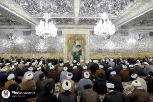نشست جمعی از اساتید و فضلای حوزه علمیه خراسان با تولیت آستان قدس رضوی