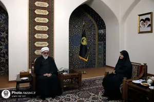 دیدار وزرای امور خارجه و راه و شهرسازی با تولیت آستان قدس رضوی
