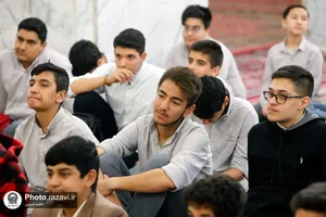 جشن تکلیف نوجوانان روزه اولی در حرم مطهر رضوی
