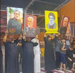 تجمع شبانه کوفیان در مسیر مسجد کوفه به مسجد سهله/ گزارش ویدئویی