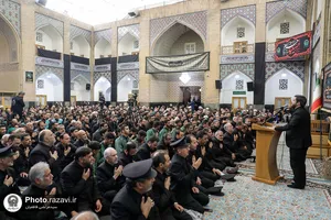 عزاداری حضرت اباعبدالله الحسین(ع) با حضور تولیت آستان قدس رضوی-3