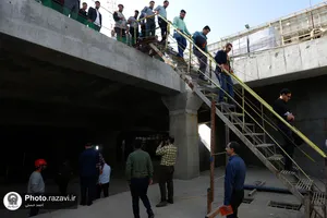 بازدید جمعی از مدیران بنیاد مسکن انقلاب اسلامی از پروژه&zwnj;های عمرانی حرم مطهر رضوی