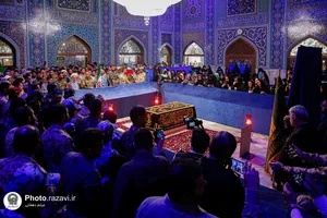 بزرگداشت مقام سرباز در حرم مطهر رضوی 