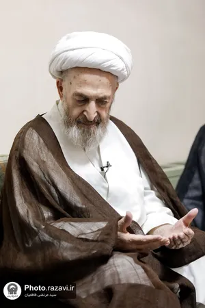 ارائه طرح مدرسه تابستانی دارالعلم در محضر آیت الله سبحانی