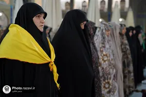 حال و هوای حرم مطهر رضوی در روز عید غدیر