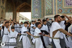 هیئت عزاداران خراسان جنوبی در حسینیه حرم