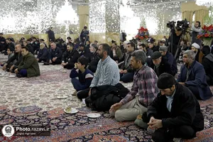 مراسم جشن میلاد امیرالمومنین در تالار ولایت حرم مطهر رضوی