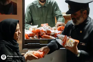 موکب آستان قدس رضوی در نجف اشرف