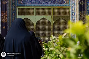 حال و هوای حرم مطهر رضوی در روز شهادت امام حسن عسکری علیه&zwnj;السلام