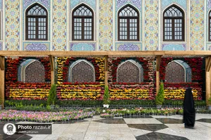 حال و هوای حرم مطهر رضوی در ایام میلاد حضرت معصومه سلام الله علیها