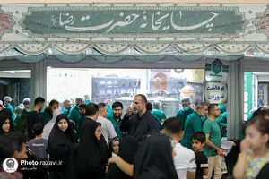 حضور خدمتگذاران کانون فرهنگی حضرت جوادالائمه(علیه&zwnj;السلام) در چایخانه حضرت