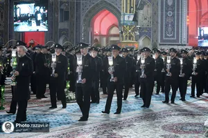 آئین خطبه&zwnj;خوانی شب عاشورا در حرم مطهر رضوی-2
