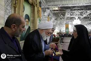 دیدار جمعی از ورزشکاران با تولیت آستان قدس رضوی