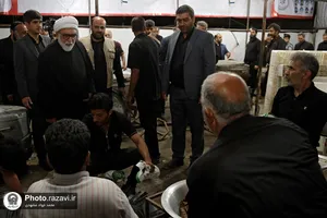 بازدید تولیت آستان قدس رضوی از مواکب خدمت&zwnj;رسان در دهه پایانی ماه صفر