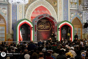 حال و هوای حرم مطهر رضوی در شب شهادت موسی بن جعفر علیه السلام