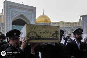 مراسم وداع با شهید گمنام دفاع مقدس در اعتکاف نوجوانان