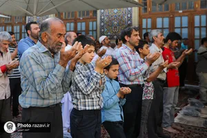 اقامه نماز عید سعید قربان در حرم مطهر رضوی-2