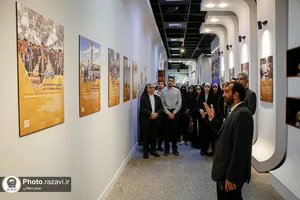 تشرف دانشجویان دانشکده روابط بین&zwnj;الملل وزارت امور خارجه به حرم مطهر رضوی